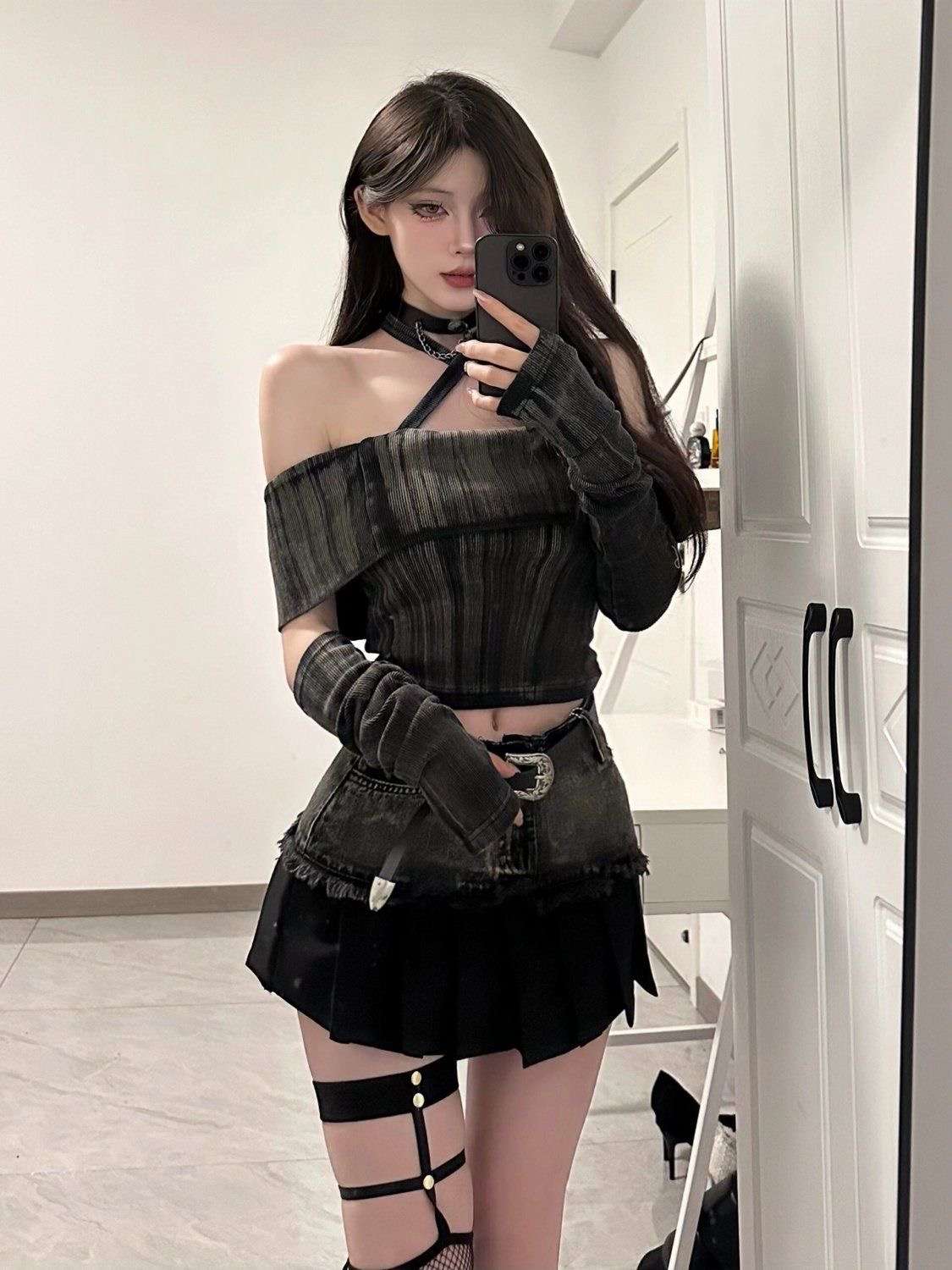 黒コーデ ゴシックスタイル小物セット